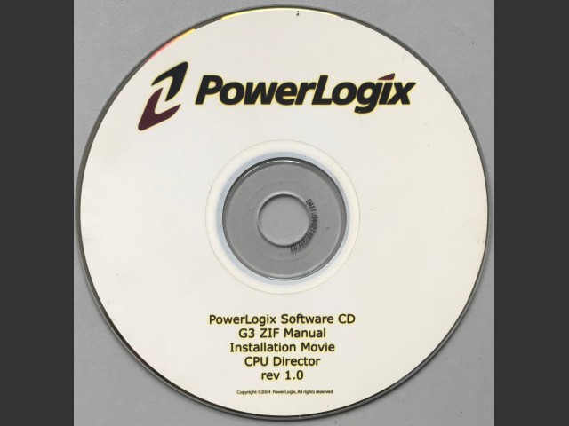 Powerlogix G3 ZIF software for processor upgrade (2004)
