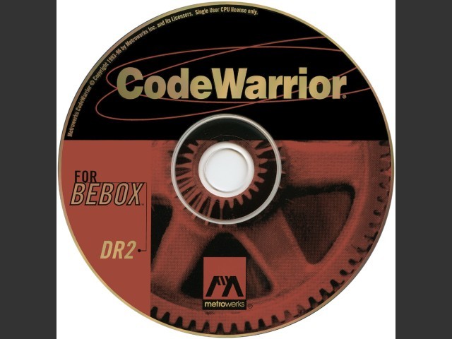 CodeWarrior for BeBox DR2 (1996)