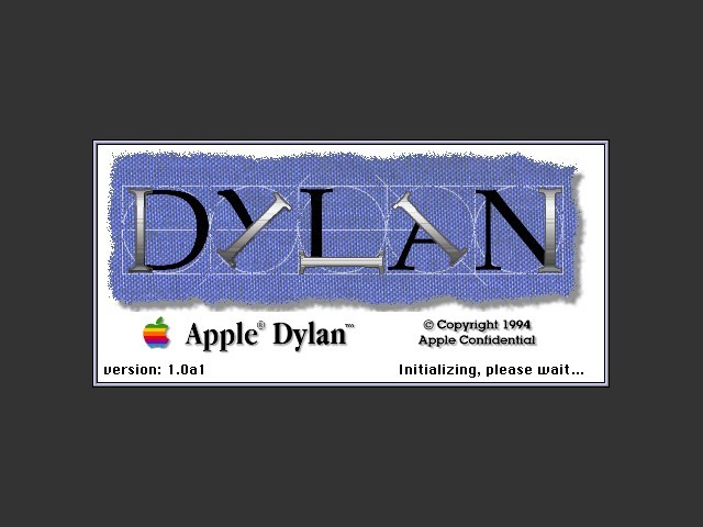 Apple Dylan 1.0a1 (1994)