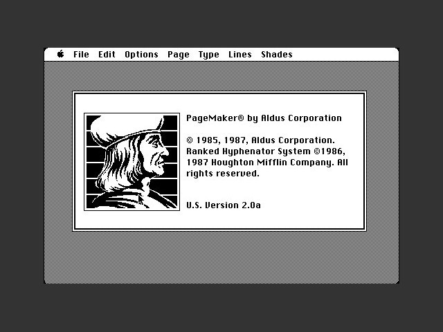 Aldus PageMaker 2 (1987)