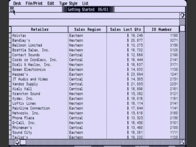 LisaList 3.0 (1984)