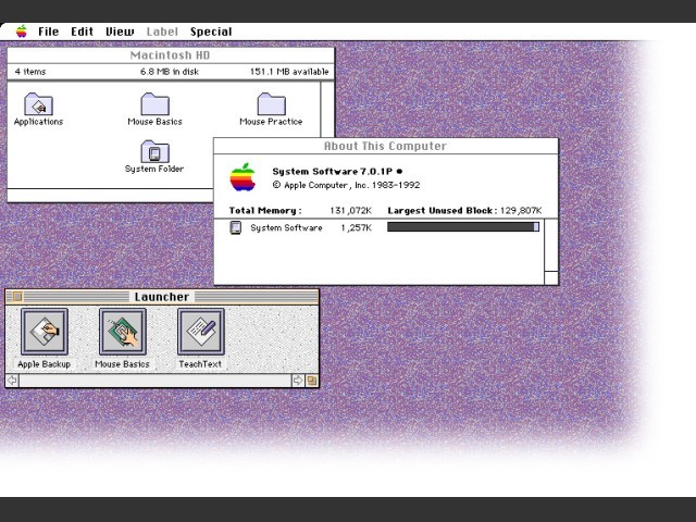 Mac OS 7.0 & 7.0.1 (1992)