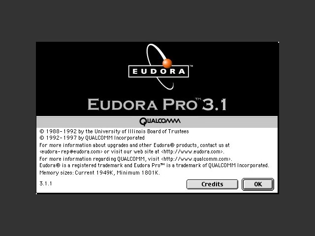 Eudora Pro 3.x (1997)