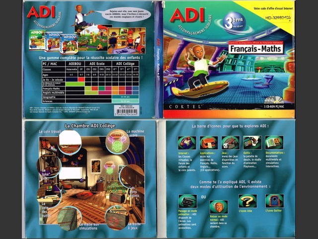 ADI 4 Français-Maths 3ème (1998)