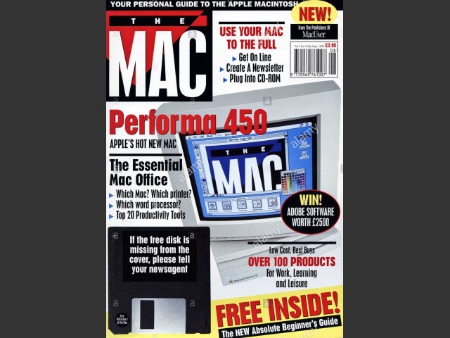 "The Mac" - magazine cover floppy disks (1993)