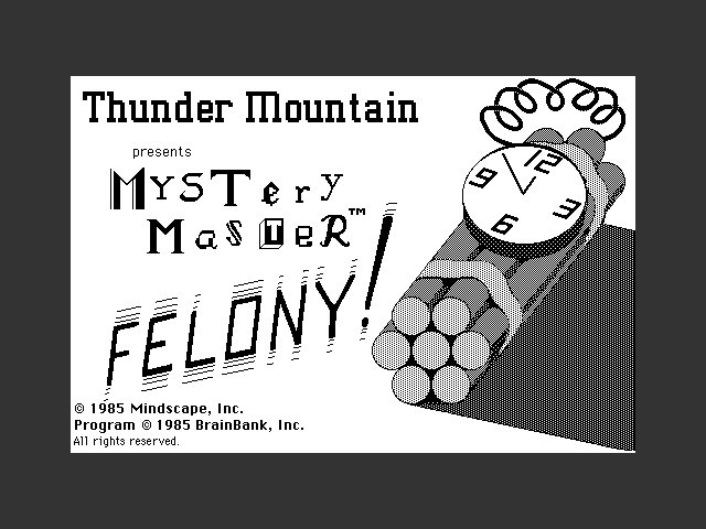 Mystery Master: Felony! (1985)