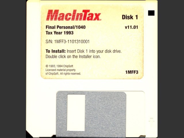 MacInTax 1993 (1994)