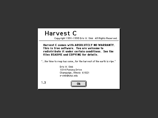Harvest C 1.3 (1993)