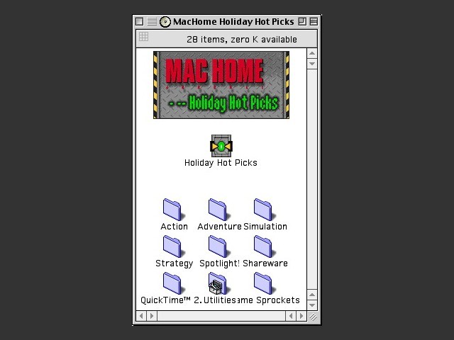 MacHome Holiday Hot Picks CD (1997)
