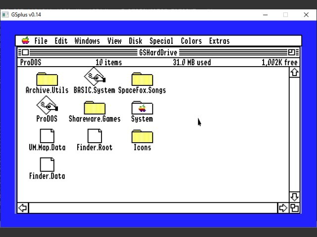 Apple IIGS Hard Drive Image (1983)