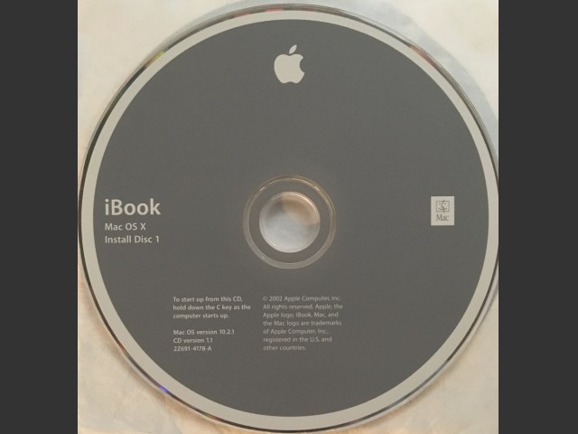 Mac OS X 10.2.1 & S1-9.2.2 (Swedish) iBook (Late 2002) (2002)