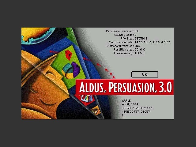 Aldus Persuasion 3.0 (1994)