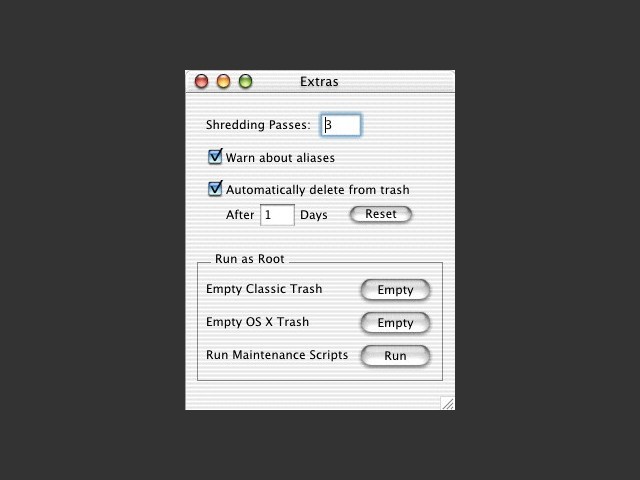Trash X - A Desktop Trashcan for Mac OS X (2002)