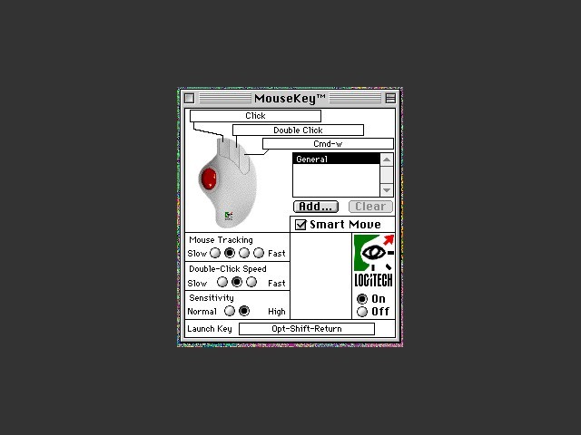 Logitech MouseKey 2.0 (1996)
