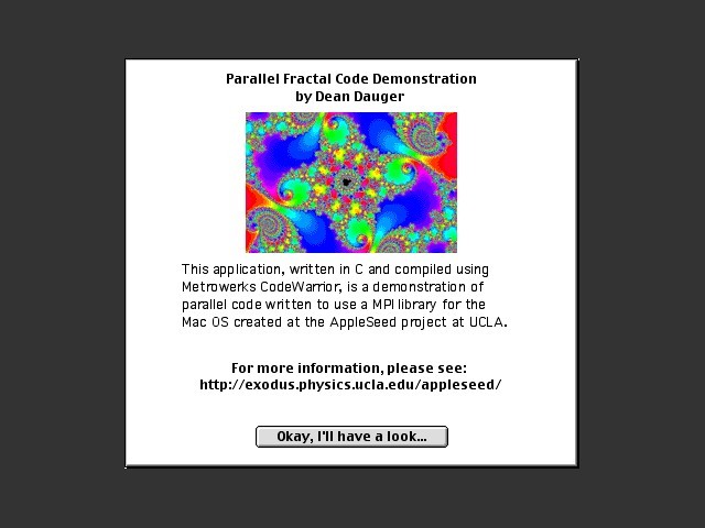 Parallel Fractal Demo (1999)