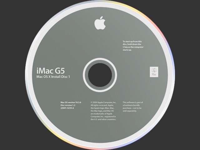 iMac G5 Recovery Discs (2004)