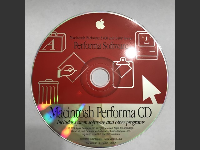 System 7.5.5 (Performa 5400, 6400) (CD) (1996)